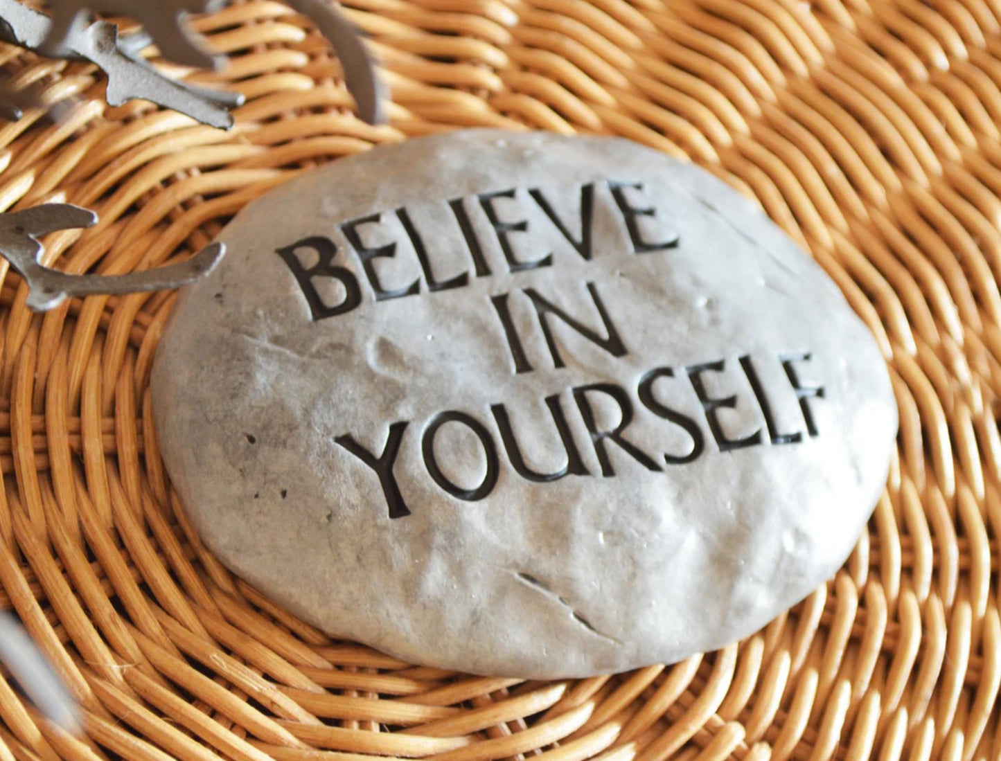BELIEVE IN YOURSELF Stone - gift for grads